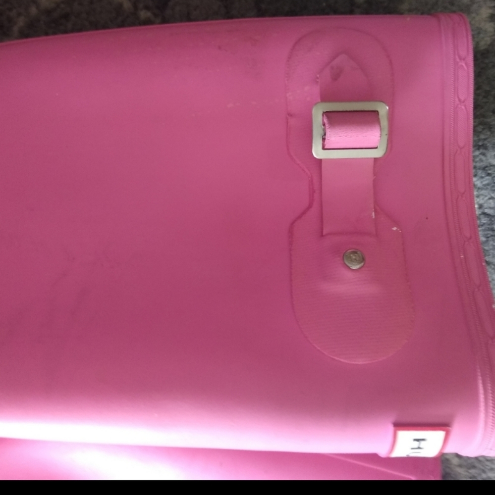 Hunter rain boots pink size 7 - Picture 10 of 10